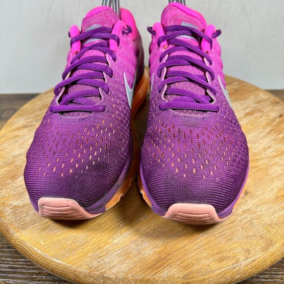 Nike Air Max 2017 Bright Grape Fire Pink 849560 502 Women's Size 7.5 - Picture 3 of 10